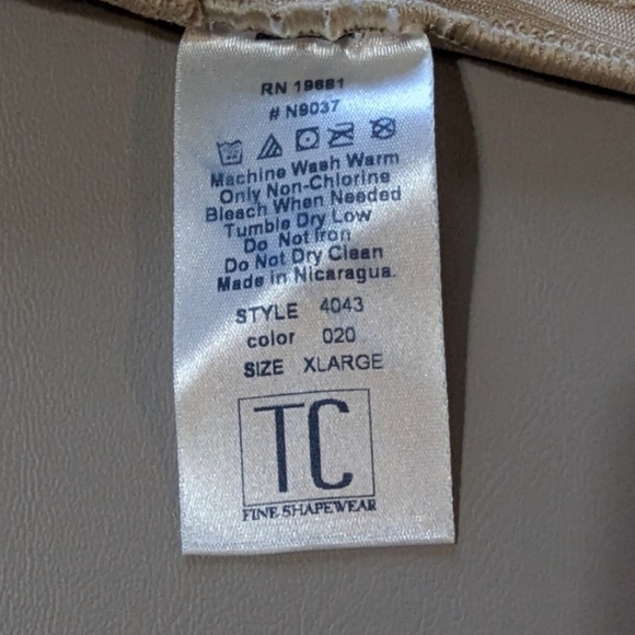 TC Fine Intimates XL tank in nude great condition - Picture 13 of 16